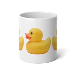 Giant 20oz Rubber Duck Debugging Mug | Big Coffee Cup for Programmers | Software Engineer Gift | Coding Fuel
