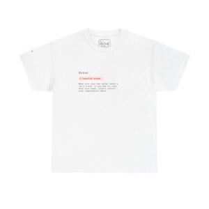 The Invalid State: Admin Logic Tee Coder Streetwear