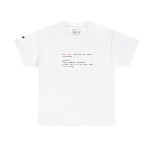 Funny Introvert T-Shirt - "Error 404 Response Not Found" - Social Battery Low - Coder & Developer Gift - Sarcastic Tech Humor